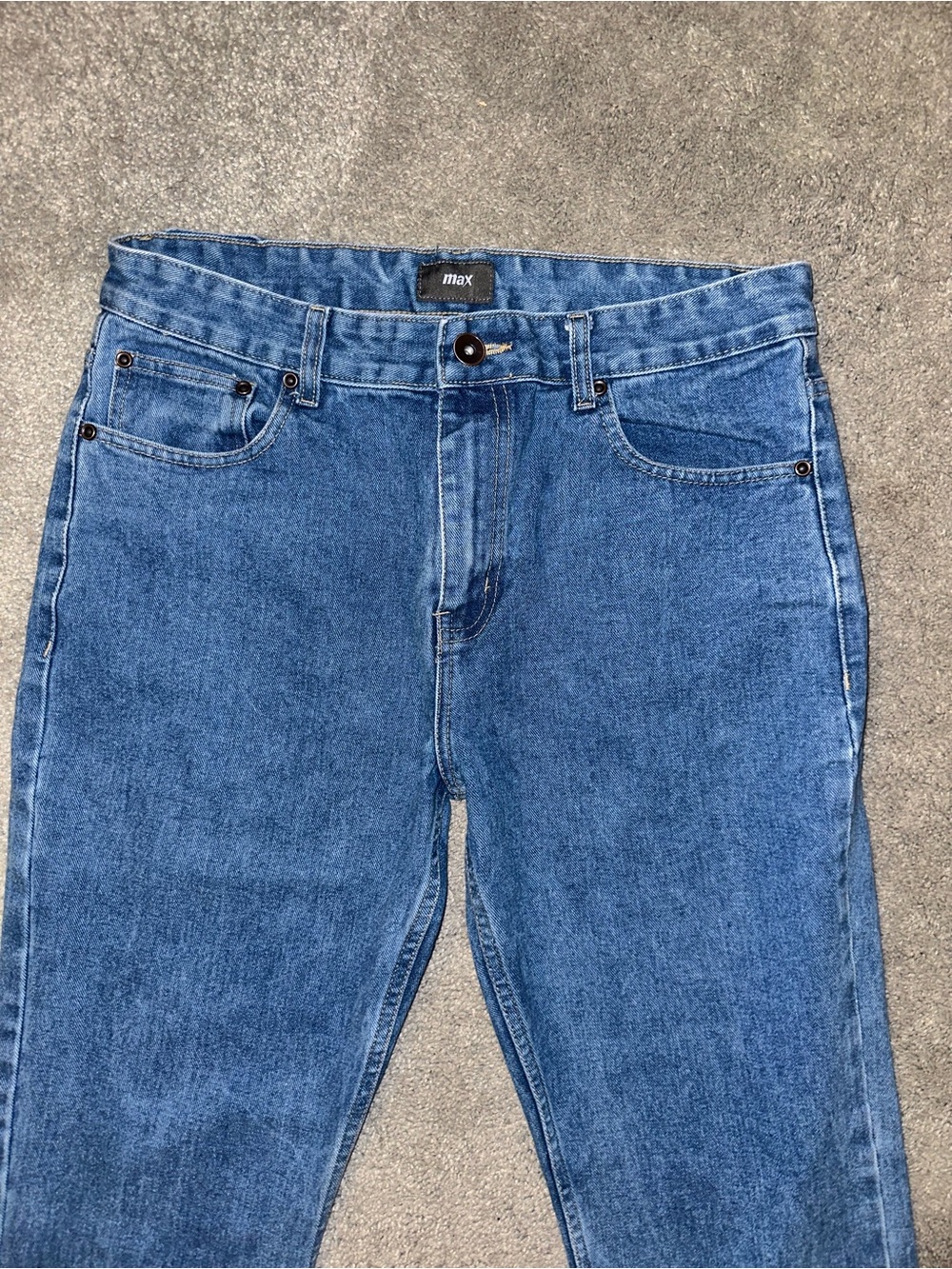 Max Classic Blue Jeans - Mid Wash